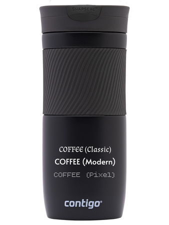 Contigo Byron - Kubek termiczny z grawerem - 470ml - Czarny Mat