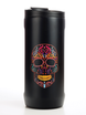 Dr.Bacty Notus - Kubek termiczny 2w1 - 360 ml - Czaszka - czarny