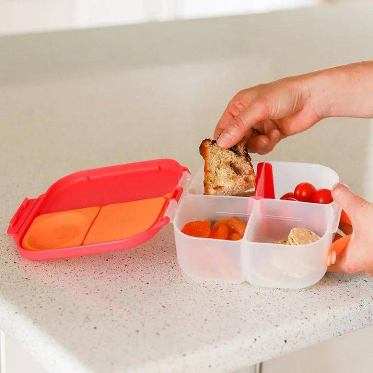 b.box Mini Lunchbox Pojemnik Śniadaniowy z Przegródkami Strawberry Shake