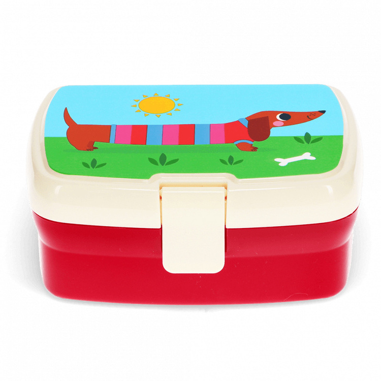 Rex London Lunchbox z wyjmowaną tacką Jamniki