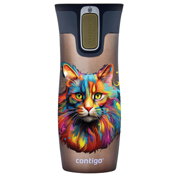 Contigo West Loop 2.0 - Kubek termiczny - 470 ml - Kot - Latte