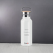 Butelka termiczna Dr.Bacty Iris 500 ml - biała- personalizowana grawerem