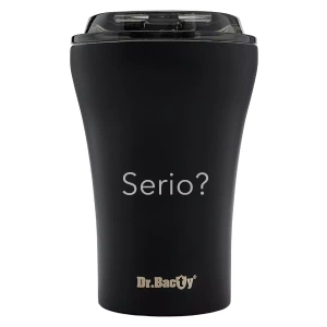 Dr.Bacty Apollo - Kubek do kawy na wynos - 227 ml - Serio - czarny