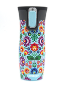 Contigo West Loop 2.0 - Kubek termiczny - 470ml - Folklor - błękitny Mat