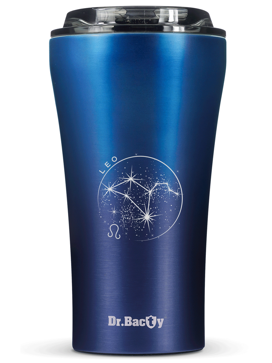 Dr.Bacty Apollo 2.0 - Kubek termiczny na kawę - "Lew" - 360 ml - Monaco Blue