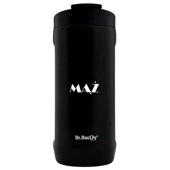 Kubek termiczny do kawy Dr.Bacty Notus 360 ml - Mąż - czarny