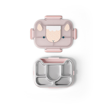 Monbento Lunchbox dziecięcy Wonder Graphic Pink Sheep