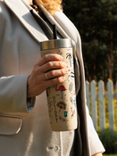 Contigo Luxe Tumbler - Kubek termiczny ze słomką - 720ml - Summer - Brown Sugar