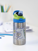 Contigo Easy Clean - Bidon termiczny dla dziecka - 380ml Zielony Smok