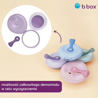 B.Box Miseczka z pokrywką fill+feed Peony