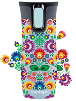 Contigo West Loop 2.0 - Kubek termiczny - 470ml - Folklor - błękitny Mat