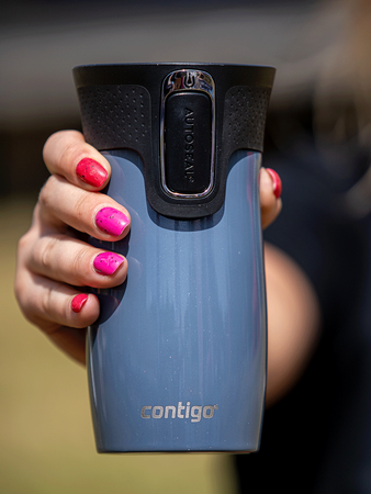Contigo West Loop Mini - Kubek termiczny - 300ml - niebieski metalik