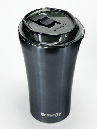 Dr.Bacty Apollo 2.0 - Kubek termiczny na kawę - "Waga" - 360 ml - Gunmetal
