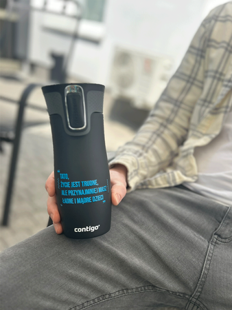 Contigo West Loop 2.0 - Kubek termiczny - 470 ml - To po Tacie - Czarny Mat
