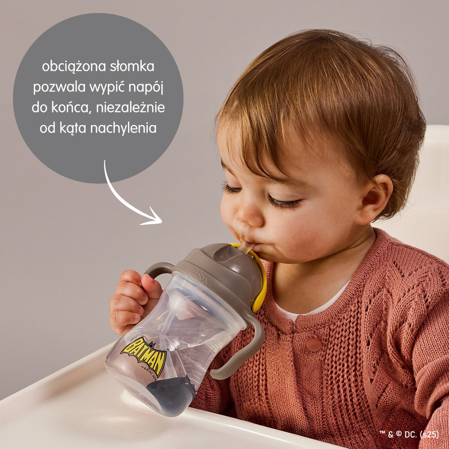 B.Box Batman Bidon ze słomką 240ml batman