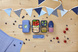 Monbento Sztućce podróżne Pocket Color Blue Infinity