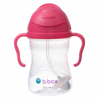 B.Box Bidon ze słomką 240ml malinowy