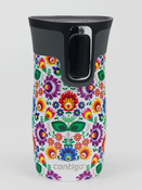 Contigo West Loop Mini - Kubek termiczny - 300ml - Folklor - Biały Metalik