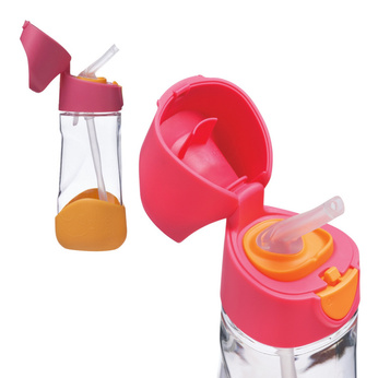 b.Box Zestaw Prezentowy Mini Lunchbox + Bidon ze Słomką 450ml Strawberry Shake
