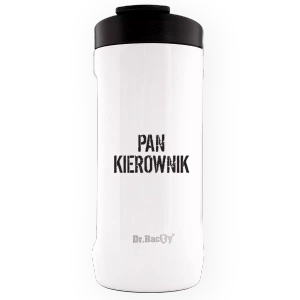 Dr.Bacty Notus - Kubek do samochodu - 360 ml - Dla kierownika - biały