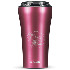 Dr.Bacty Apollo 2.0 - Kubek termiczny na kawę - 360 ml "Bliźnięta" - Pink