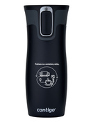 Kubek termiczny Contigo West Loop 2.0 470 ml - Kurier - czarny