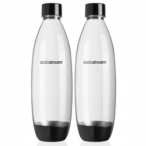 Zestaw butelek SodaStream Fuse czarnych, 2x1L