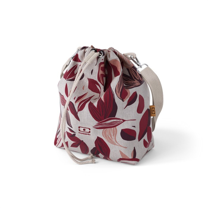 Monbento Lunchbag termiczny z paskiem Fresh Vegetal Red
