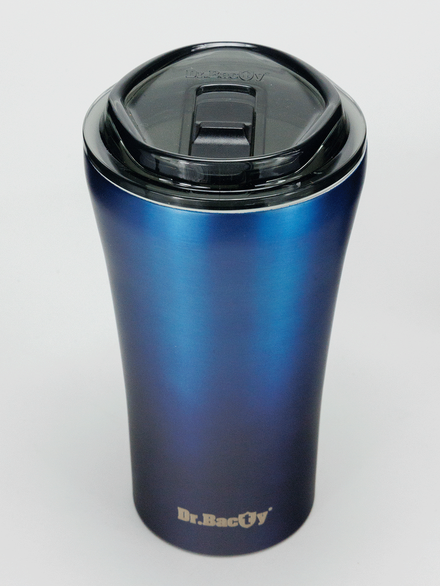 Dr.Bacty Apollo 2.0 - Kubek termiczny na kawę - "Panna" - 360 ml - Monaco Blue