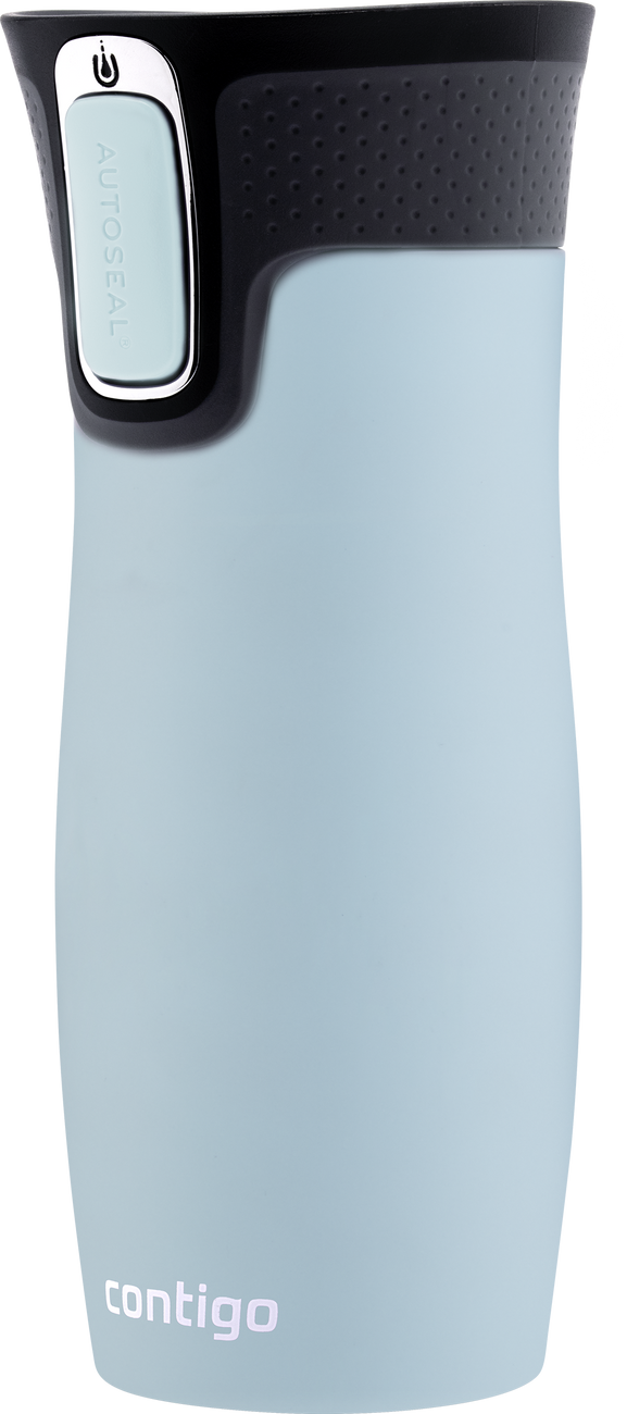 Contigo West Loop 2.0 - Kubek termiczny - 470ml - błękitny Mat + Pudełko