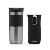 Zestaw Contigo Byron 470 ml Gunmetal + West Loop Mini 300 ml – czarny metalik