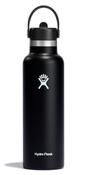 Hydro Flask Butelka 621ml Standard Mouth Flex Straw Cap Black
