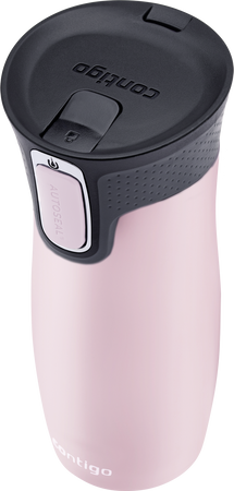 Kubek termiczny Contigo West Loop 2.0 470ml - Po co Mi włosy - Różowy Mat