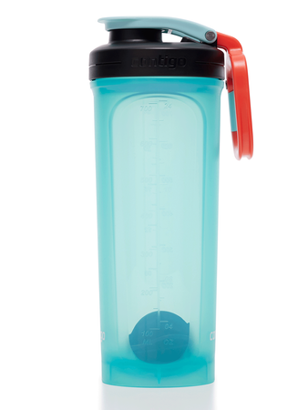 Contigo Shake&Go 2.0 - Shaker do odżywek - 820ml - błękitny