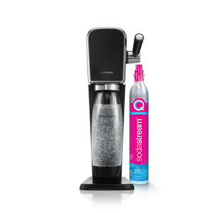 Saturator do wody gazowanej SodaStream ART czarny'+ 1 butelka + nabój CO2