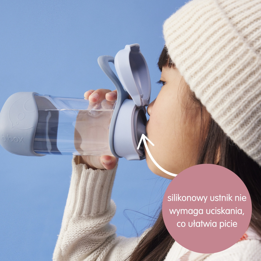 B.Box Zestaw Sportowa butelka tritanowa 450ml + Mini Lunchbox Blush Crush