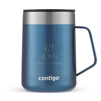 Kubek termiczny na Dzień Nauczyciela - Contigo Streeterville 420 ml - Niebieski