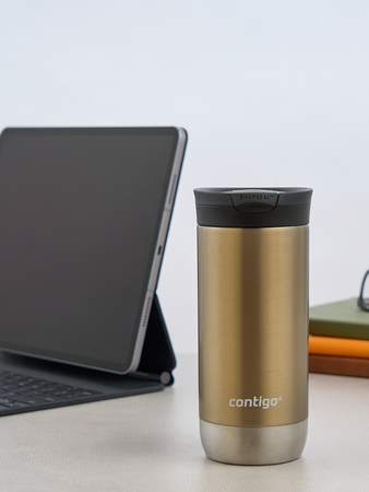 Contigo Huron 2.0 - Kubek termiczny na kawę - 470ml - Złoty