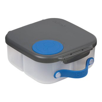 b.box Mini Lunchbox Pojemnik Śniadaniowy z Przegródkami Blue Slate