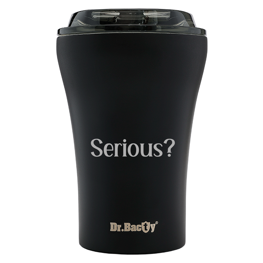 Dr.Bacty Apollo - Kubek do kawy - 227 ml - Serious - czarny