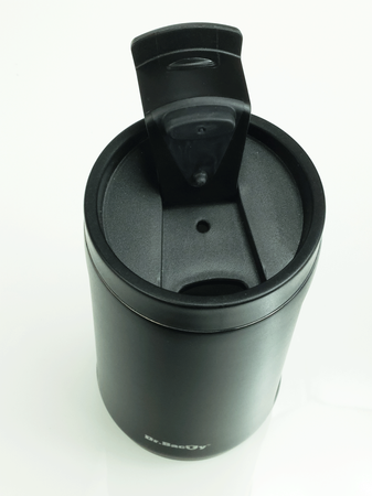 Dr.Bacty Notus - Kubek do samochodu - 360 ml - Do not drink my Coffe - czarny