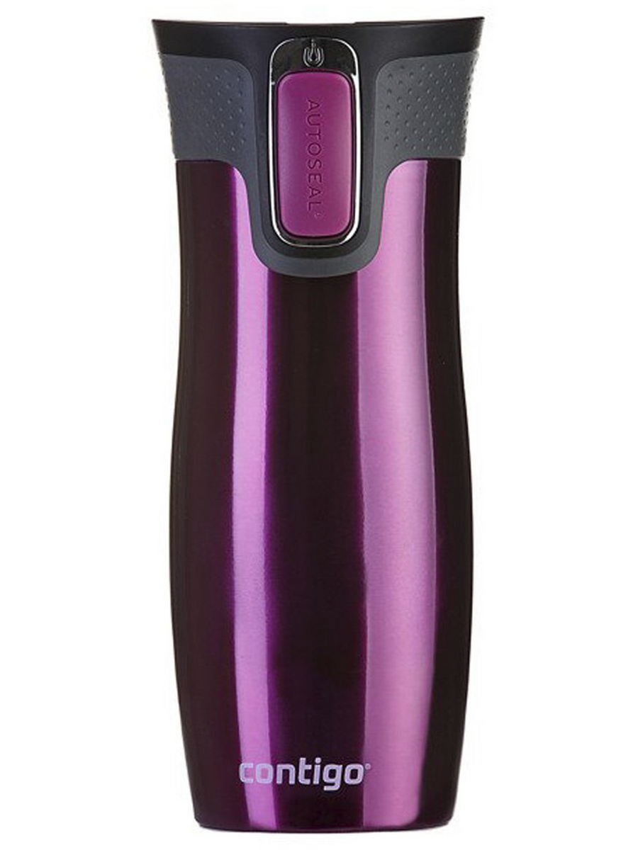 Contigo West Loop 2.0 - Kubek termiczny - 470ml - Jestem Nauczycielem - Malinowy