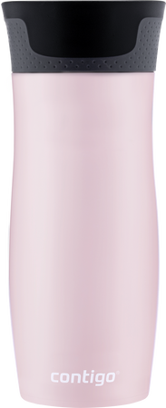 Kubek termiczny Contigo West Loop 2.0 470ml - Jestem Nauczycielem - Różowy Mat