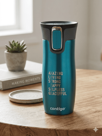 Contigo West Loop 2.0 - Kubek termiczny - 470ml - Mother - Biscay Bay