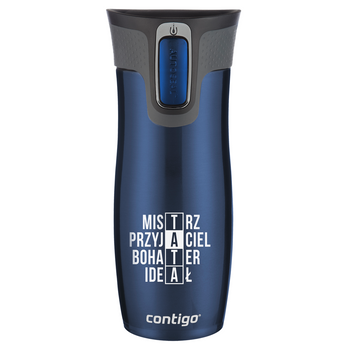 Contigo West Loop - Kubek termiczny - 470ml - Granat Mat Dzień Taty "Tata"