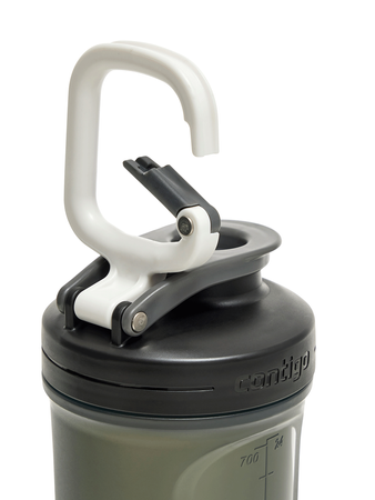 Contigo Shake&Go 2.0 - Shaker do odżywek - 820 ml - czarny
