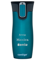 Contigo West Loop - Kubek termiczny z grawerem - 470ml - Turkusowy