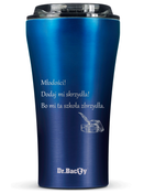 Dr.Bacty Apollo 2.0 - Kubek termiczny na kawę - Oda do młodości - 360 ml - Monaco Blue