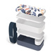 Monbento Lunchbox Bento Original Graphic Blue Vegetal
