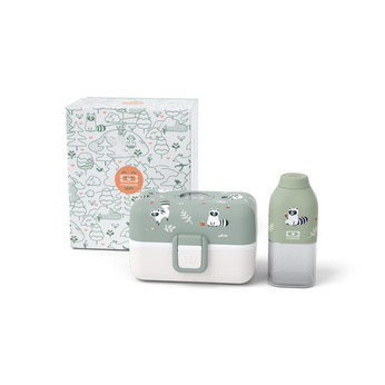 Monbento Zestaw Kids Giftbox 3el. Graphic Raccoon